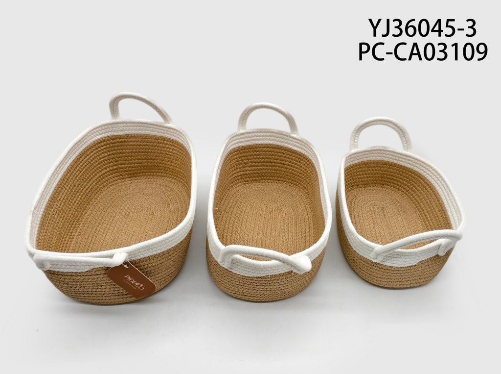[PC-CA03109] Canasto Organizador Trenzado