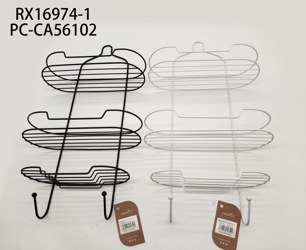 [PC-CA56102] Organizador para baño con ganchos