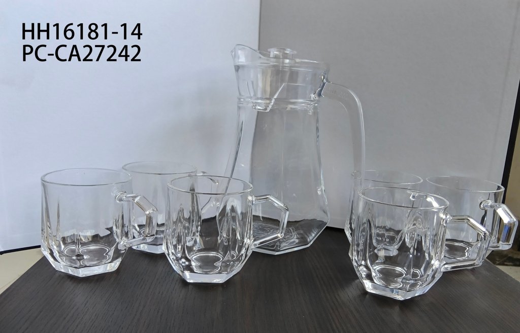 [PC-CA27242] Juego de jarra y vasos x7