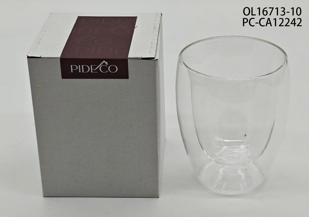 [PC-CA12242] Vaso de Vidrio de Doble Pared