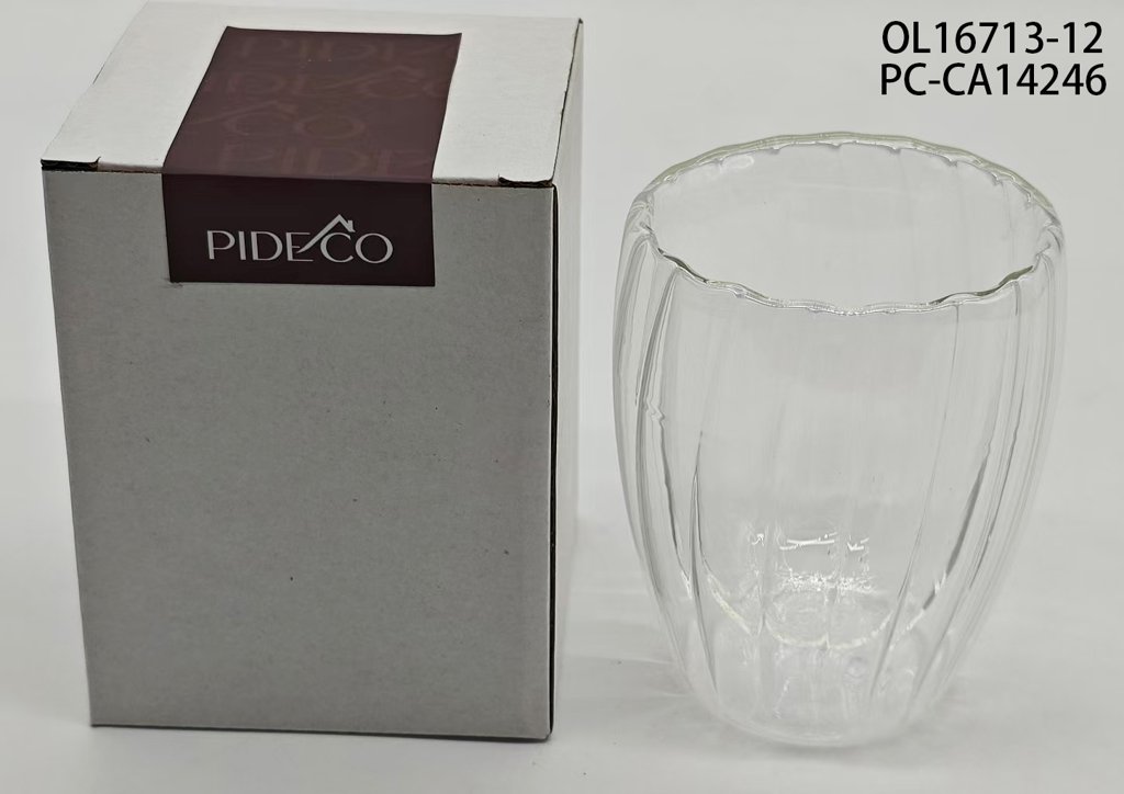 Vaso de Vidrio de Doble Pared