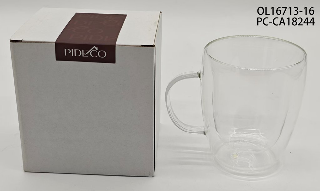[PC-CA18244] Vaso de Vidrio de Doble Pared