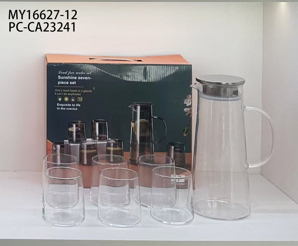 Juego De Jarra Y Vaso 2 Piezas