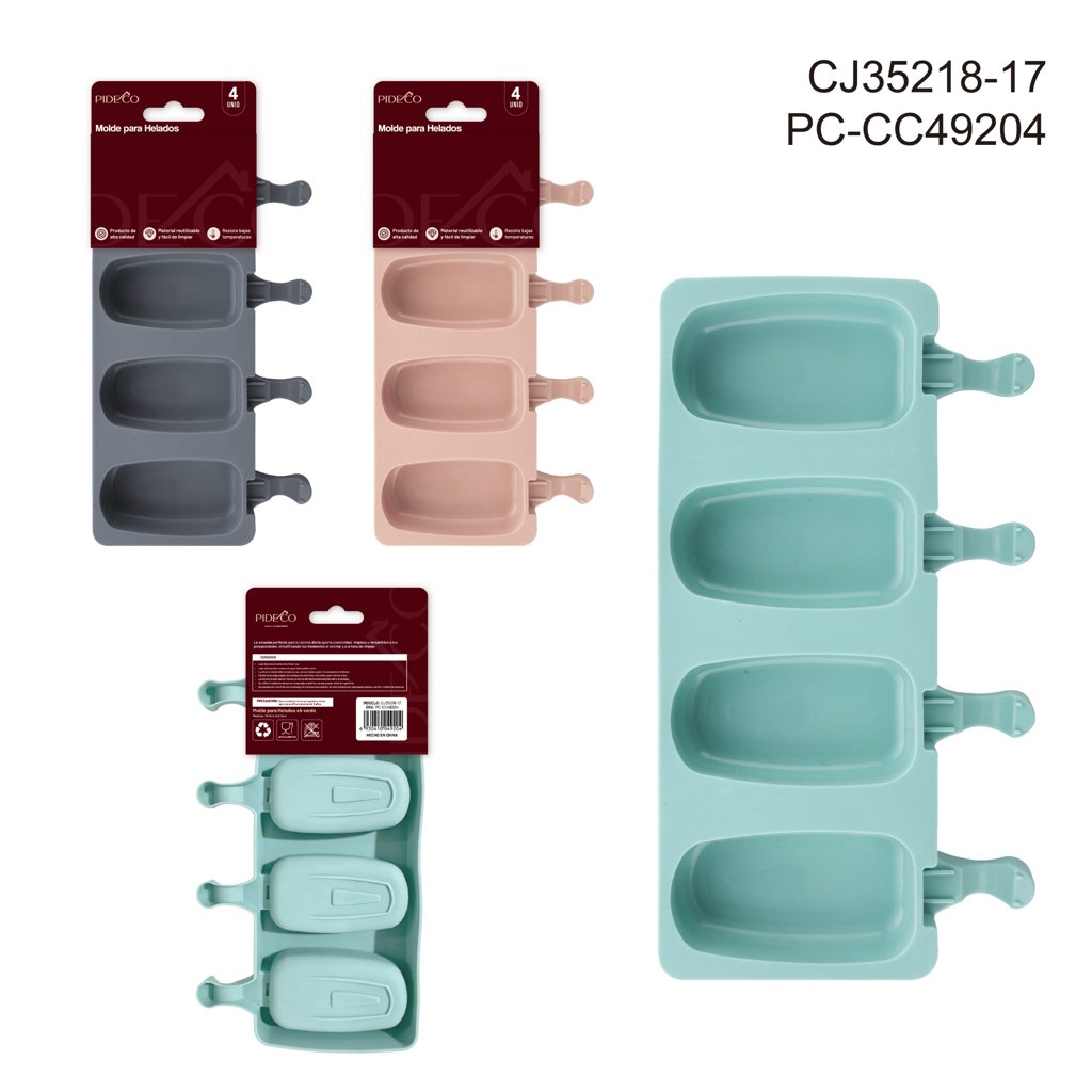 [PC-CC49204] Molde para Helados x4 verde