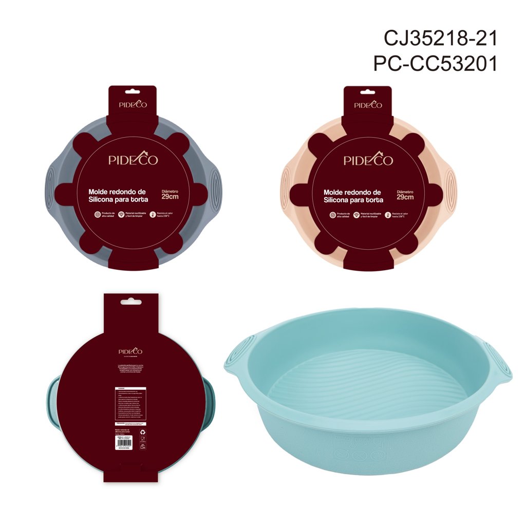 [PC-CC53201] Molde Redondo de Silicona para Torta