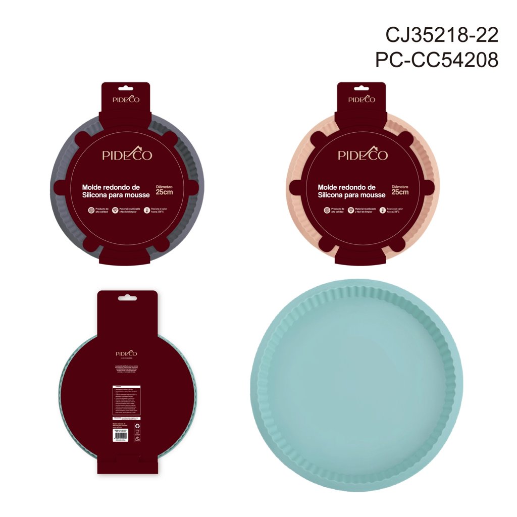 [PC-CC54208] Molde Redondo de Silicona para Mousse
