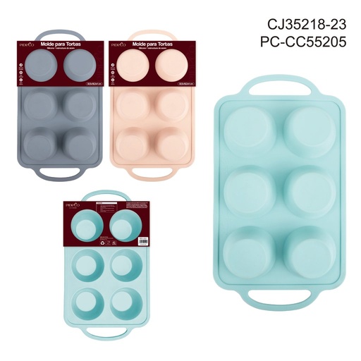 Molde para Torta de Silicona con Aro de Acero Inoxidable